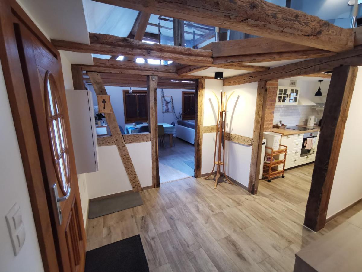 Une Maison A Colombages - Cosy, Lumineuse Et Sauna Kesseldorf エクステリア 写真