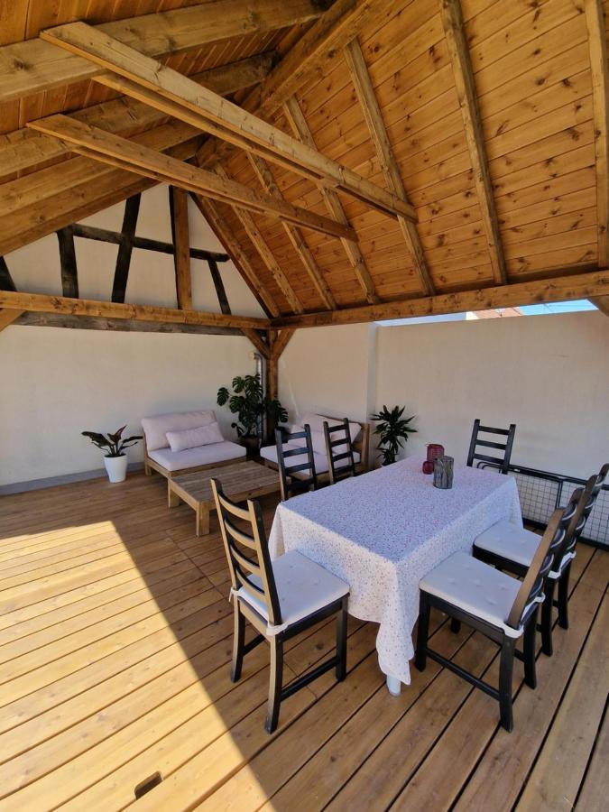 Une Maison A Colombages - Cosy, Lumineuse Et Sauna Kesseldorf エクステリア 写真